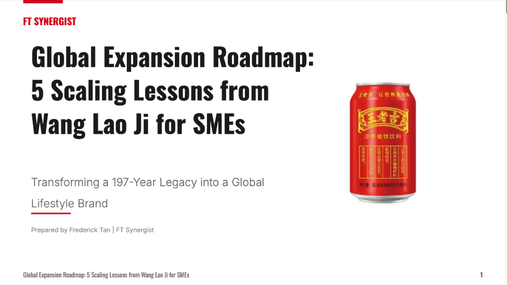 Global Expansion Roadmap: Wang Lao Ji to Global Brand
